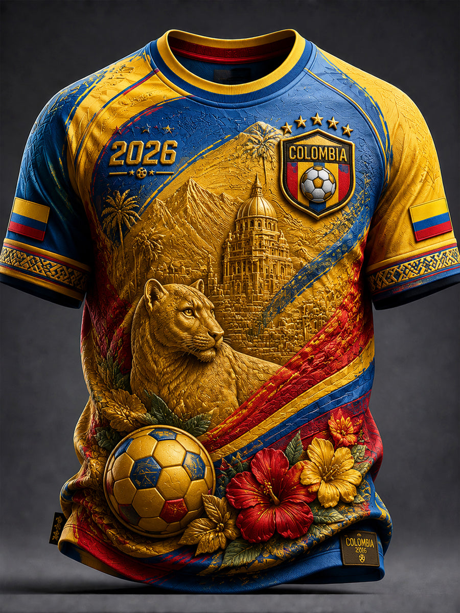2026 Colombia Soccer Casual T-Shirt