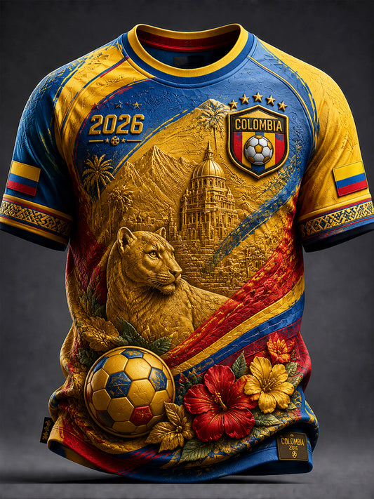 2026 Colombia Soccer Casual T-Shirt