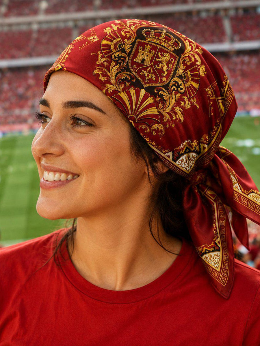 Unisex Spainl Football Lover Art Printed Bandana