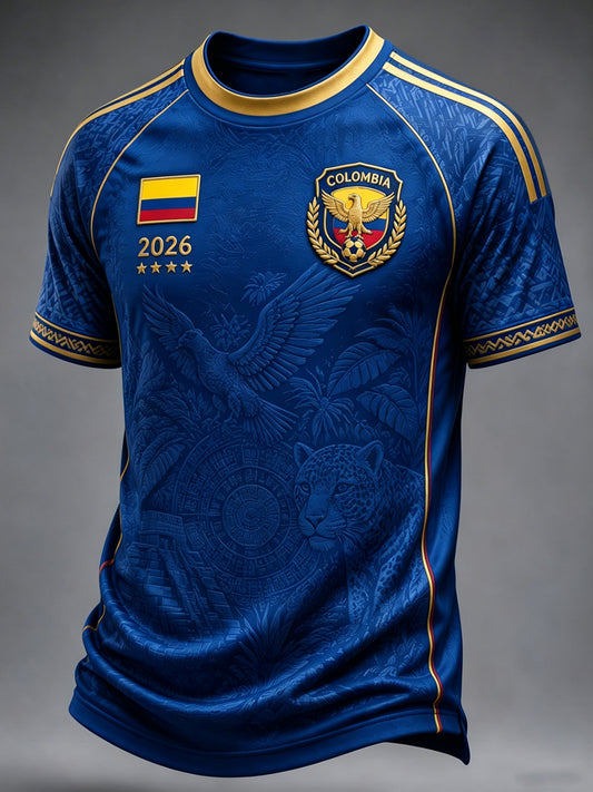 2026 Colombia Classic Soccer Casual T-Shirt