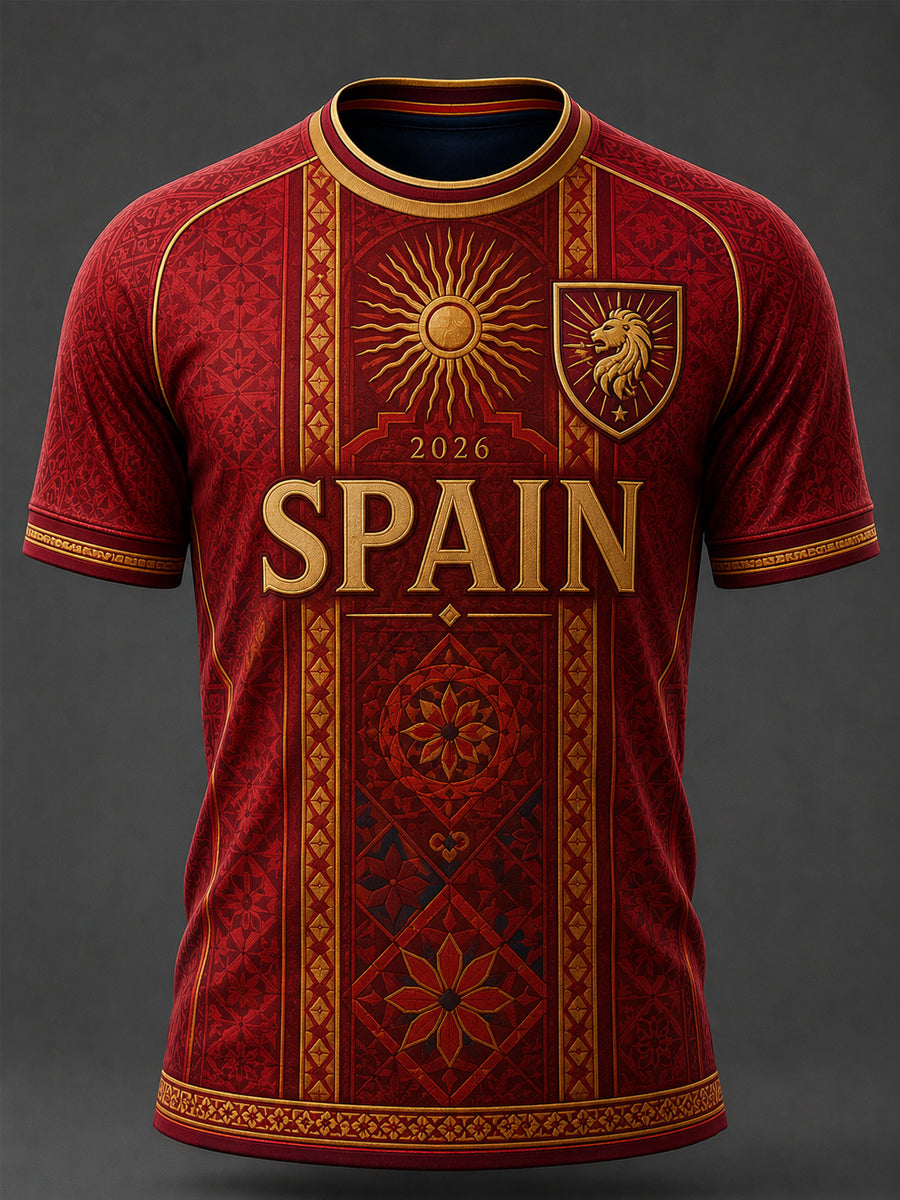 Men's Gift For Football Fans Print Casual Tee
