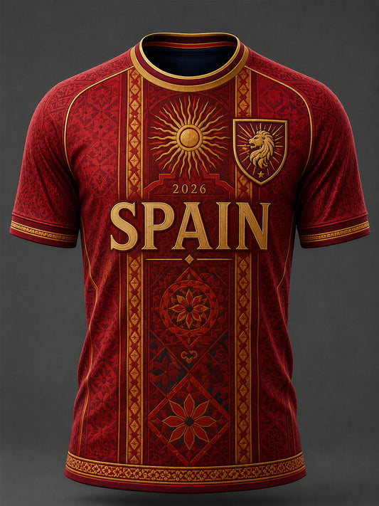 Men's Gift For Football Fans Print Casual Tee
