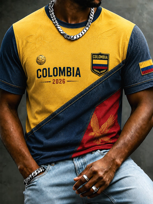 Men's 2026 Columbia Soccer Art Casual T-Shirt