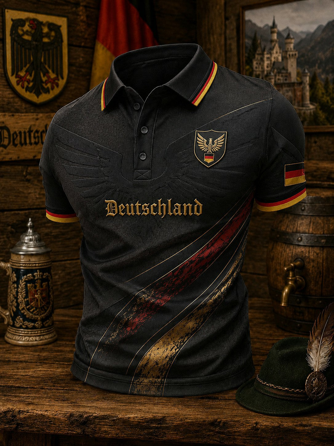 Men's Germany Football Printed Shirt