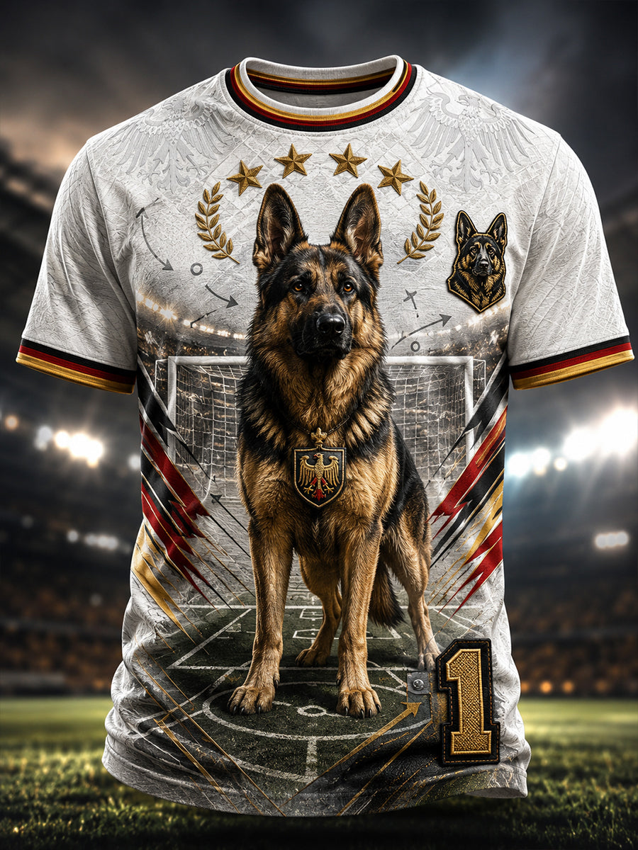 Men's Germany Football Short Sleeves T-Shirt