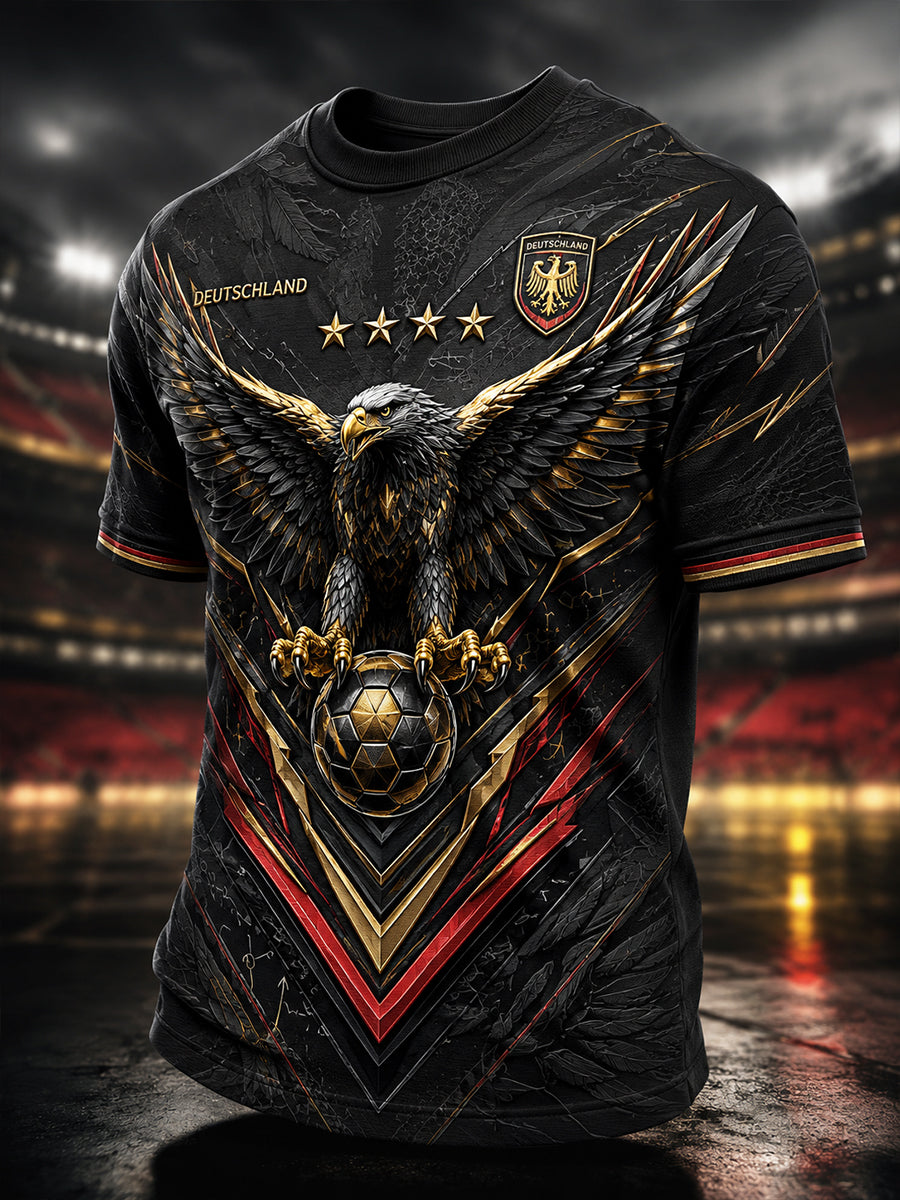 Men's Germany Football Short Sleeves T-Shirt