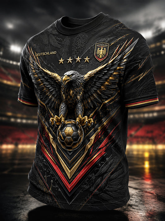 Men's Germany Football Short Sleeves T-Shirt