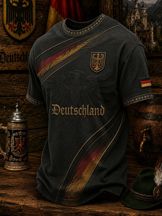 Men's Germany Football Printed T-shirt