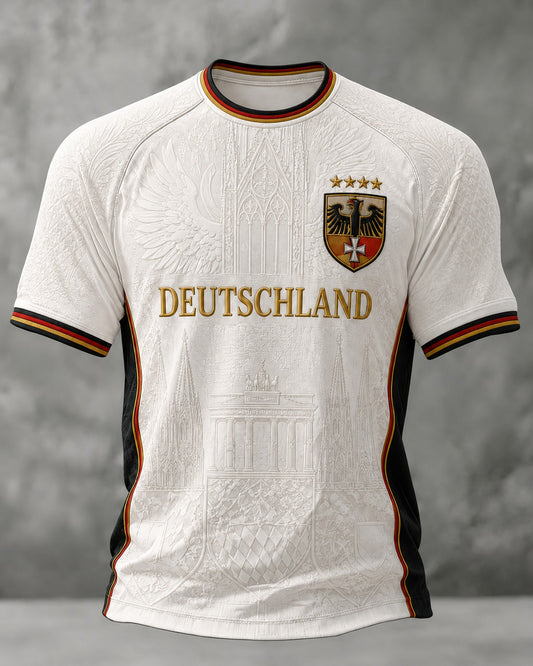 Men's Germany Football Printed T-shirt