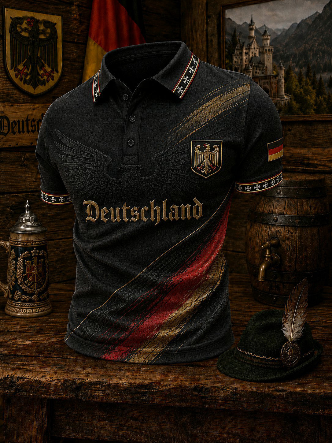 Men's Germany Football Printed Shirt