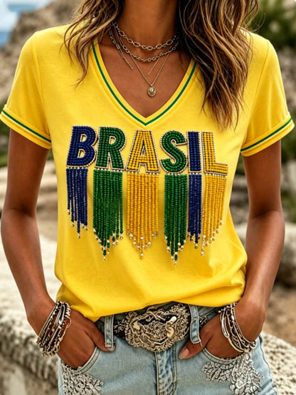 Women's short-sleeved T-shirt