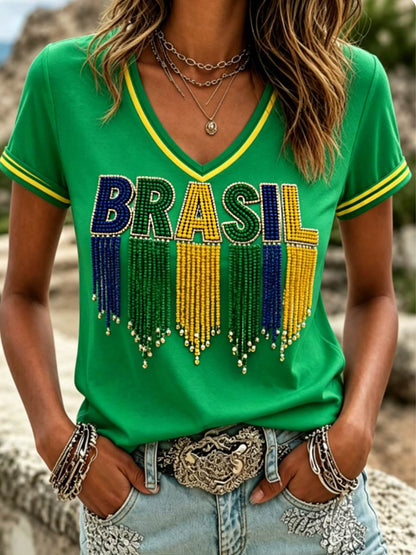 Women's short-sleeved T-shirt
