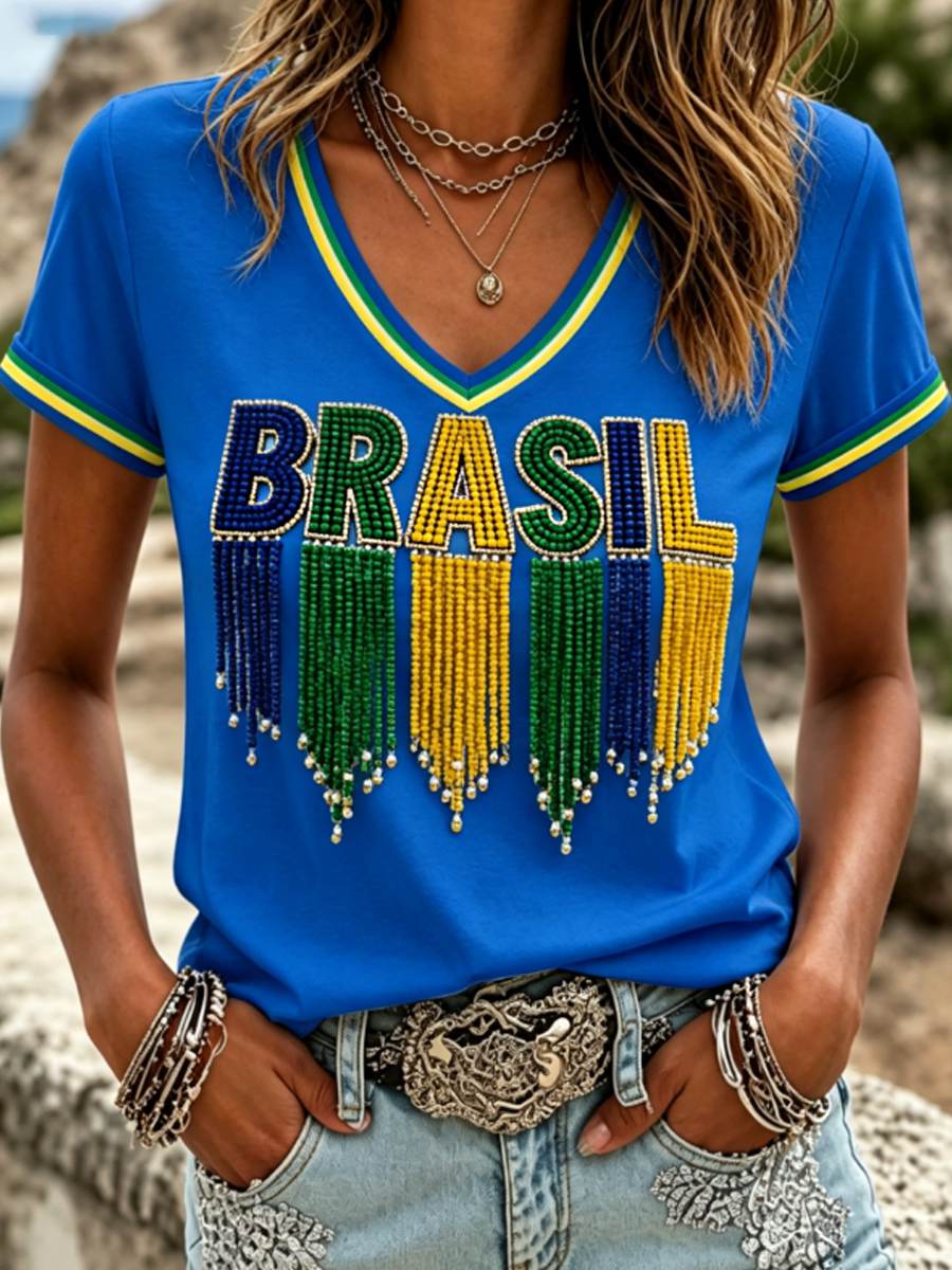 Women's short-sleeved T-shirt