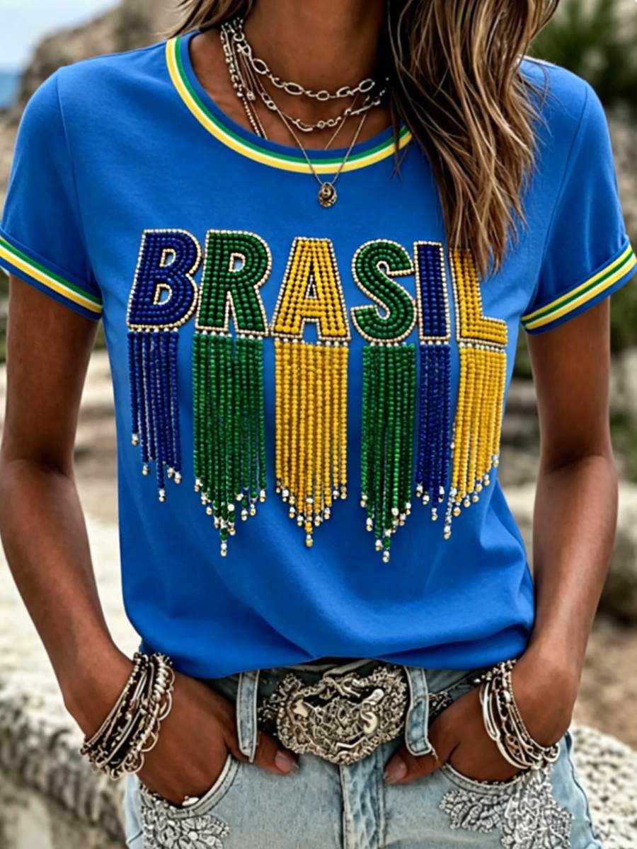 Women's short-sleeved T-shirt