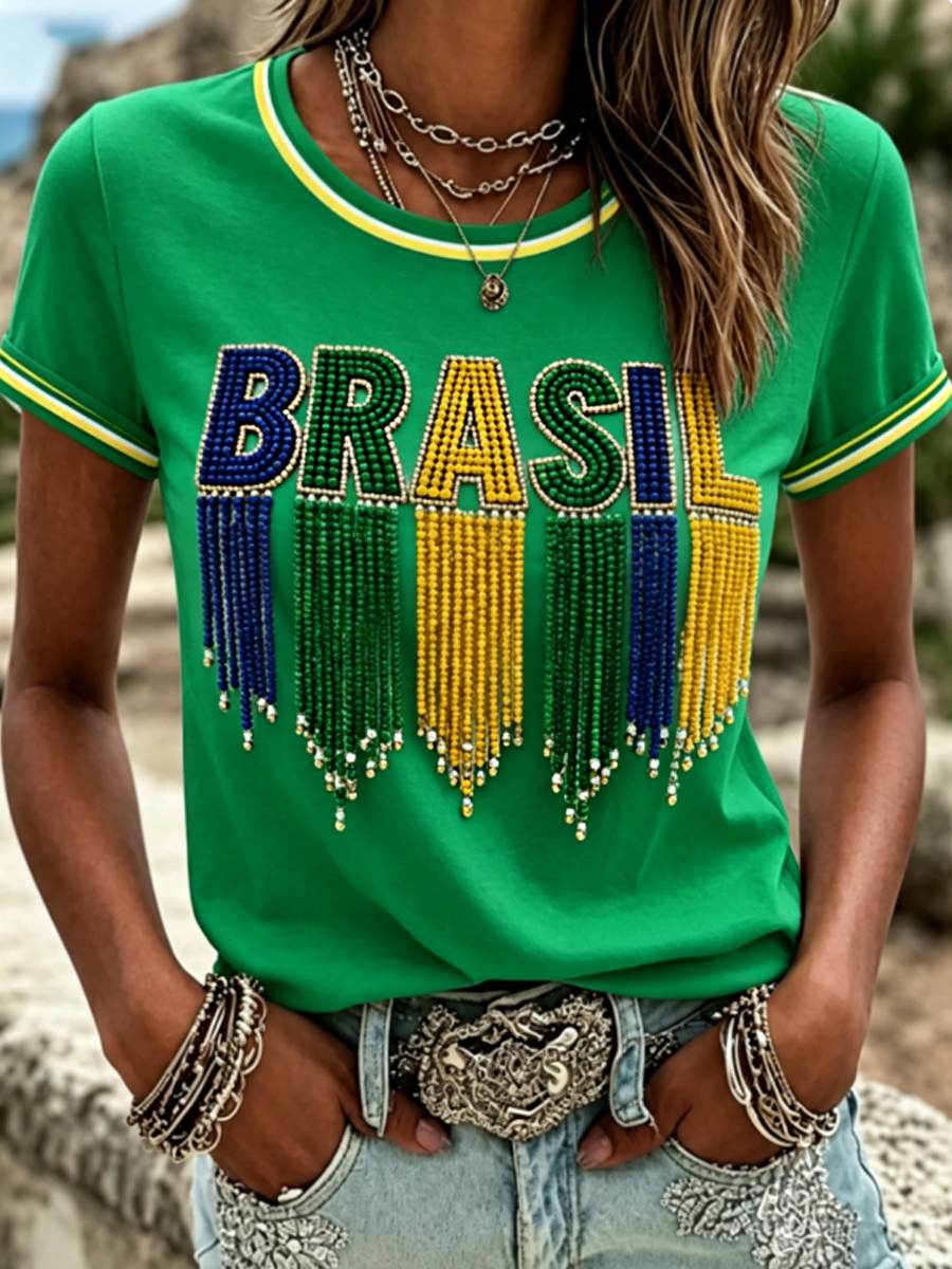 Women's short-sleeved T-shirt