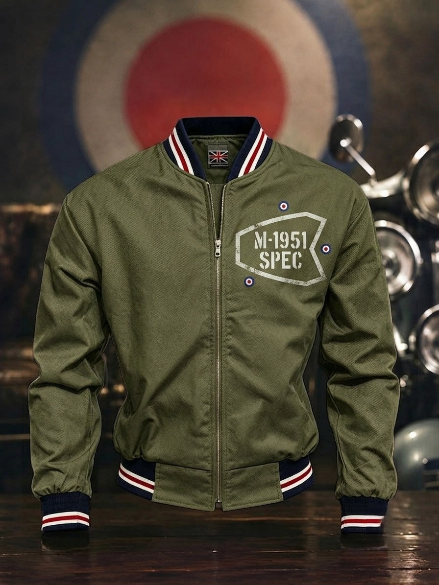 Men's Mods UK Music Lover M-1951 SPEC Printed Monkey Jacket