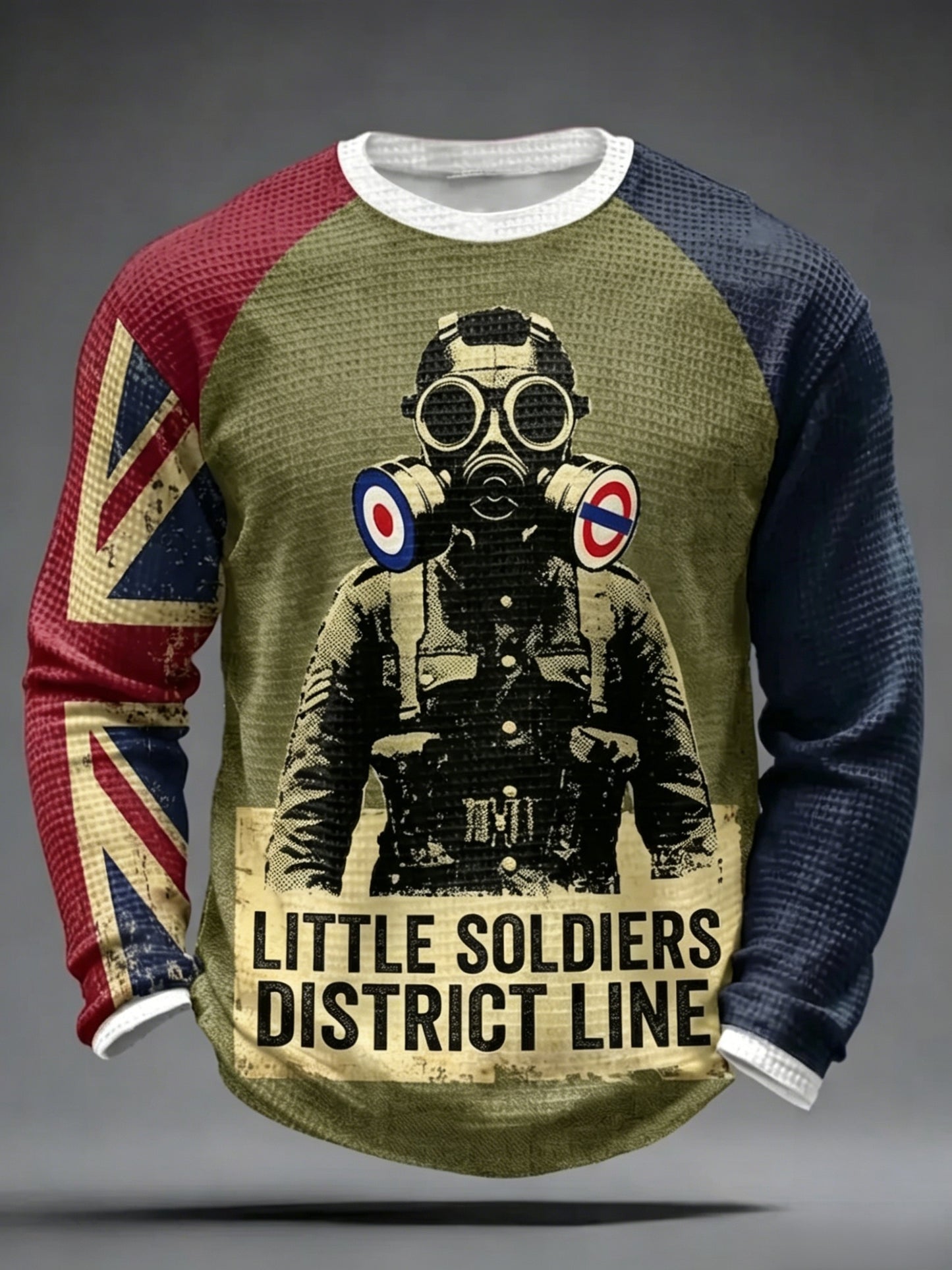 Men's UK Mods Music Lover Printed Waffle Tops