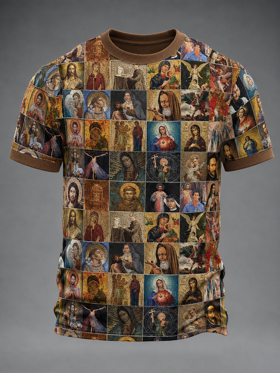 Men's Faith Print short sleeves t-shirt