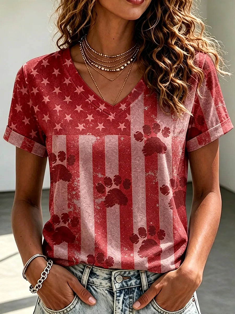 Women's American Paw T-shirt