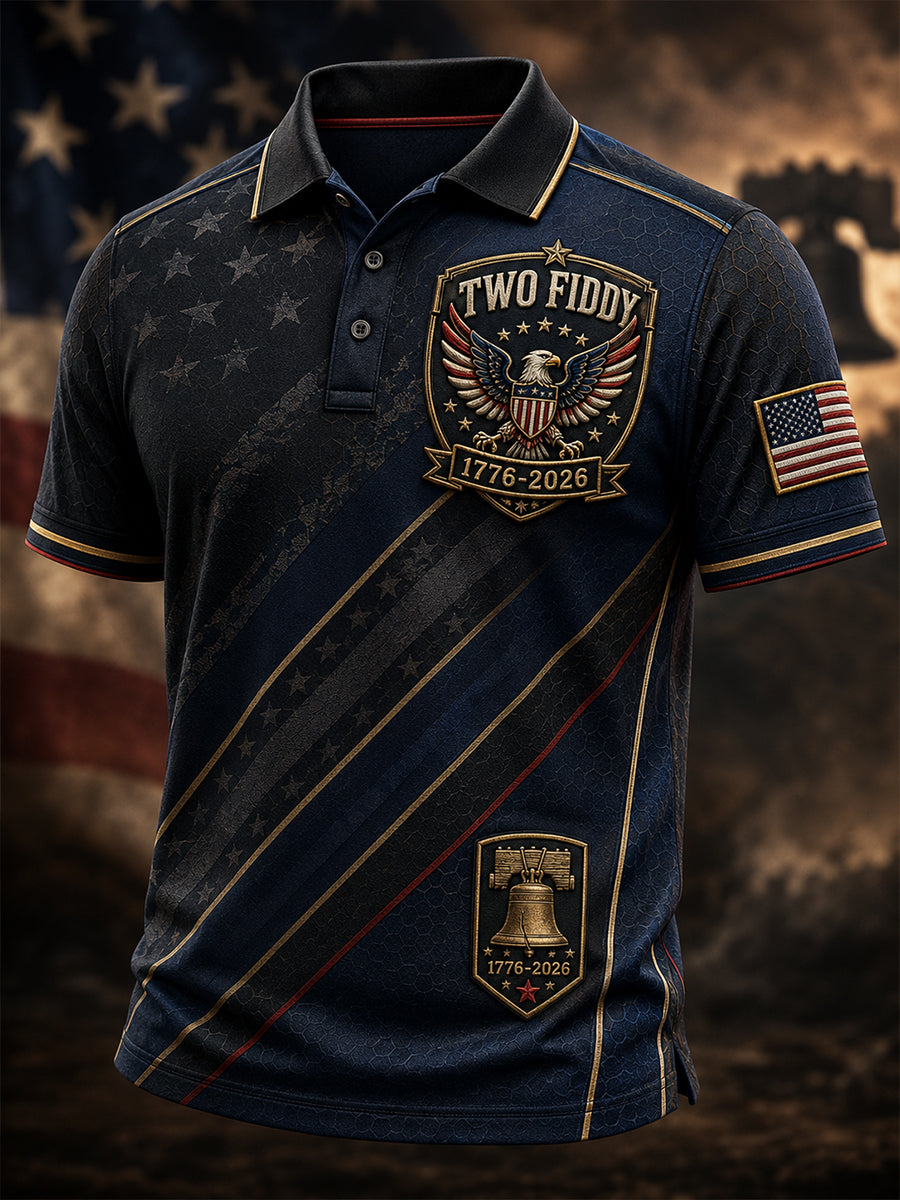 Men's U.S. Patriotic Commemoration Short Sleeves T-Shirt