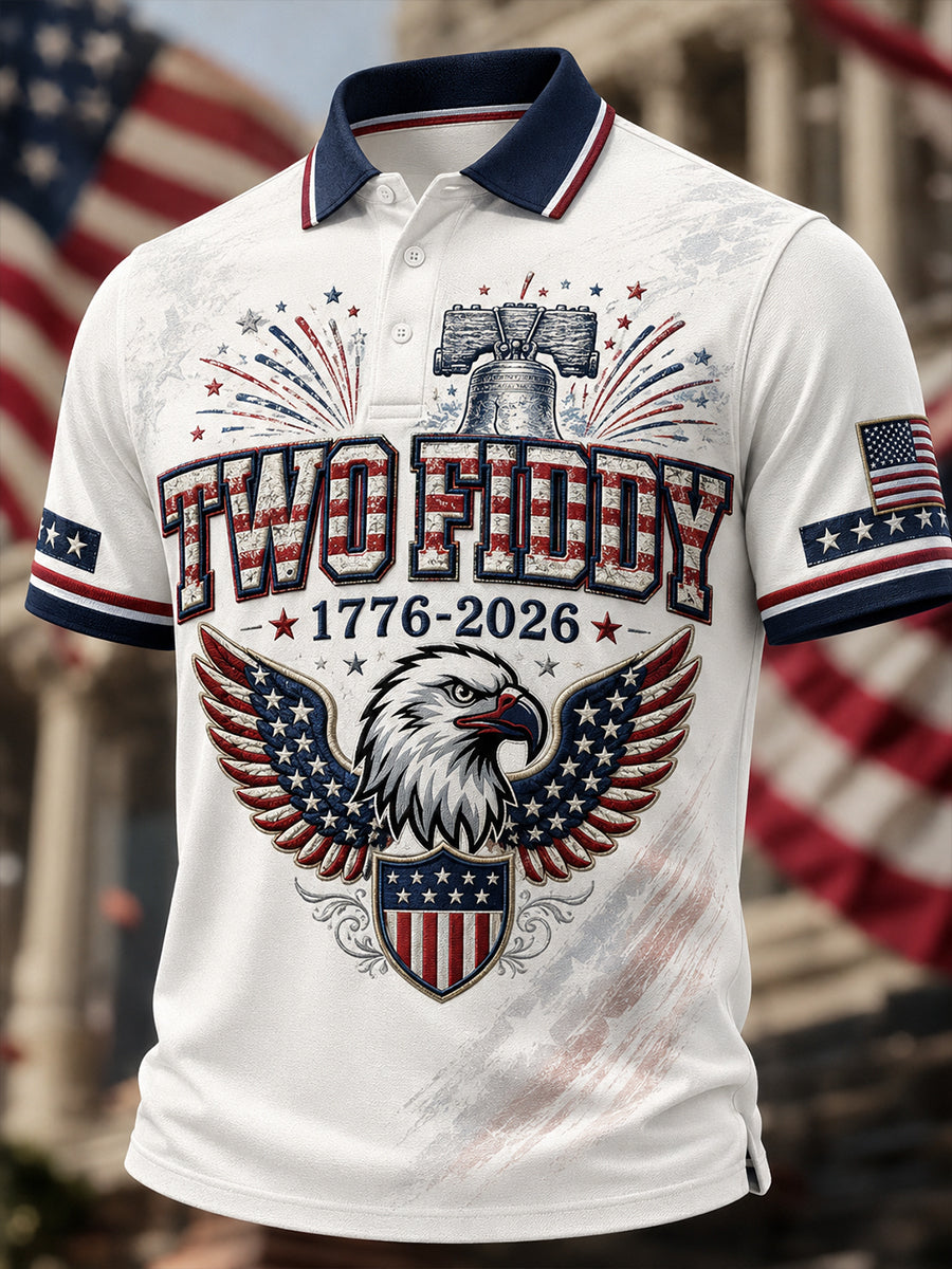 Men's U.S. Patriotic Commemoration Short Sleeves T-Shirt