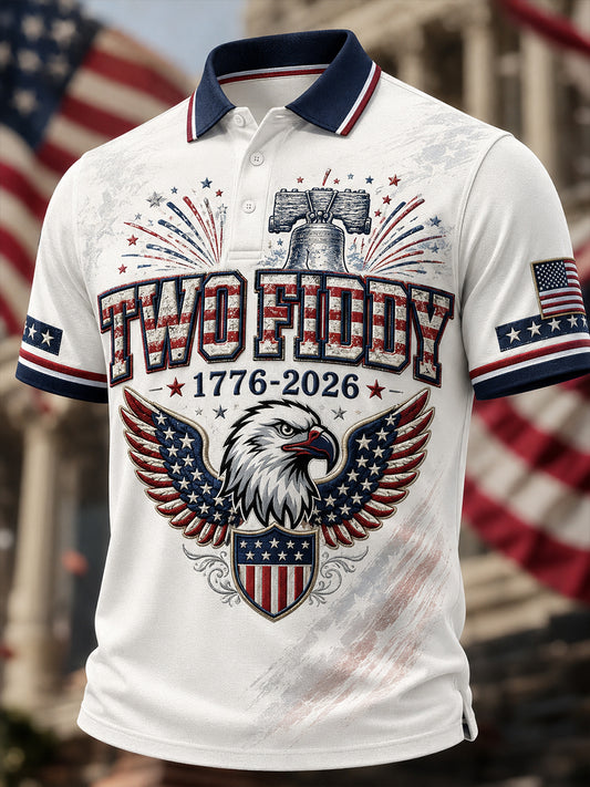 Men's U.S. Patriotic Commemoration Short Sleeves T-Shirt