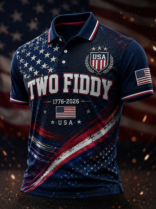 Men's U.S. Patriotic Commemoration Short Sleeves T-Shirt