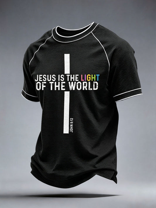Men's Jesus Is The Light Of The World T-Shirt