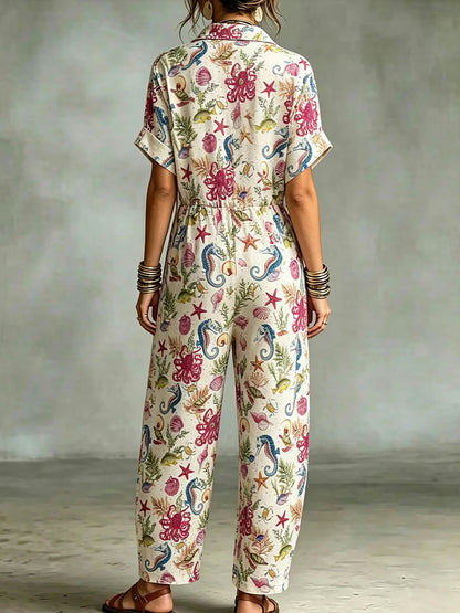 Women's casual resort-style jumpsuit