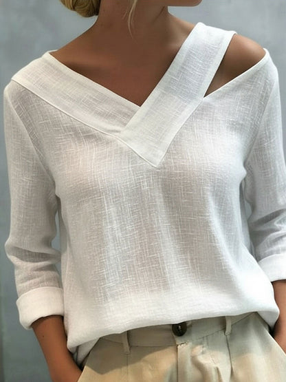 Women's Casual Solid Color Shirts