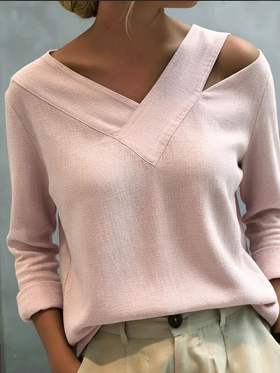 Women's Casual Solid Color Shirts
