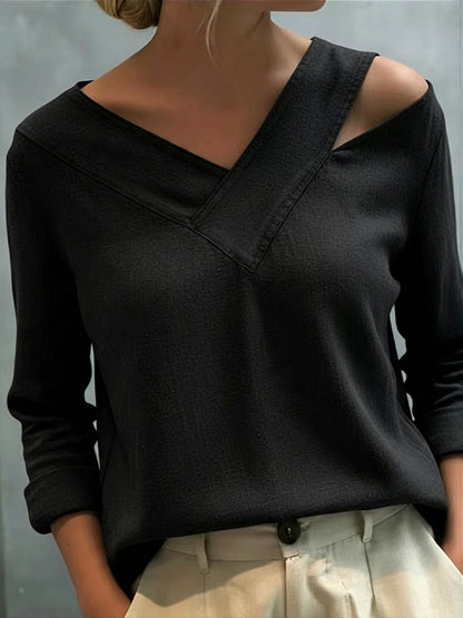 Women's Casual Solid Color Shirts