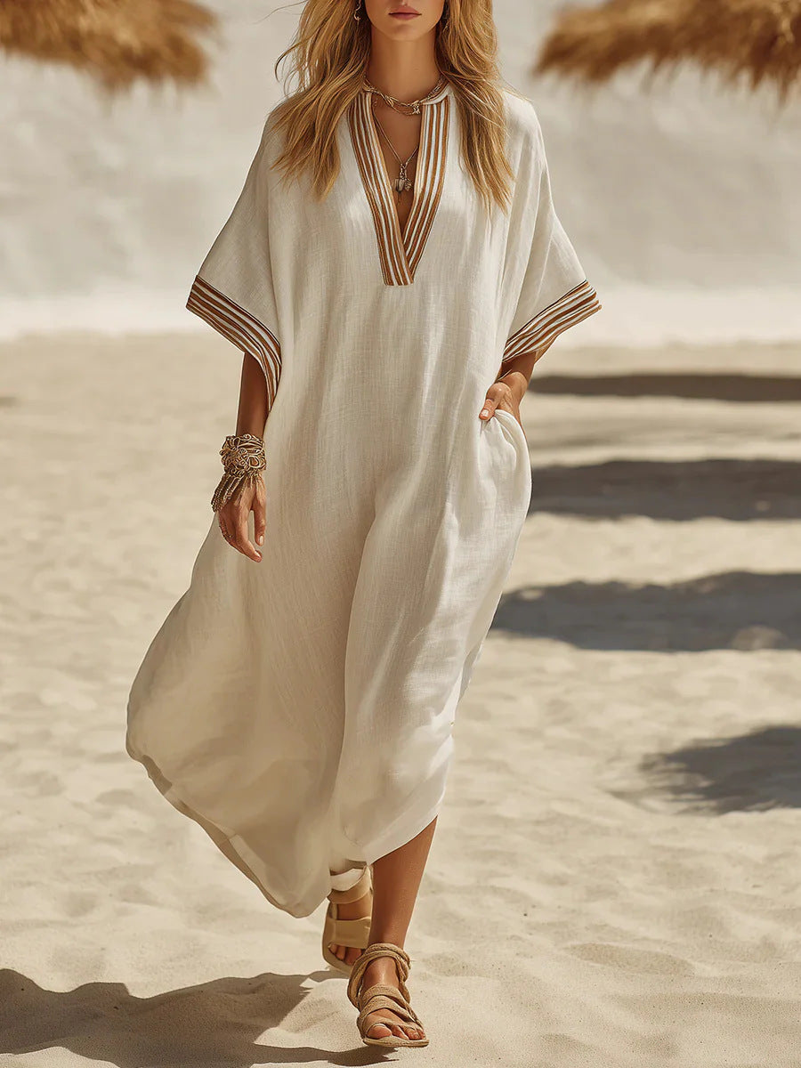 Women’s Bohemian Vacation Casual Maxi Dress