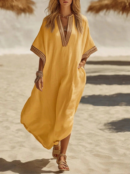 Women’s Bohemian Vacation Casual Maxi Dress