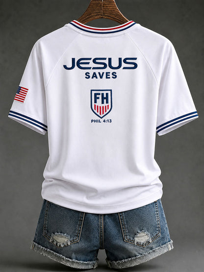 Women's Christian V-neck T-shirts