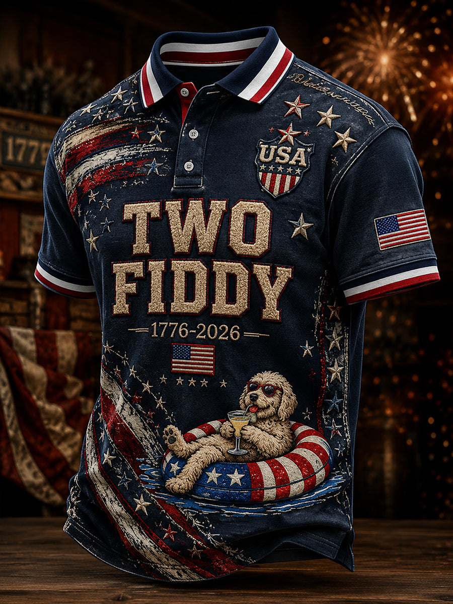 Men's American Patriotic Commemoration Short Sleeve Shirt