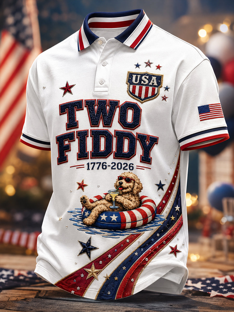 Men's American Patriotic Commemoration Short Sleeve Shirt