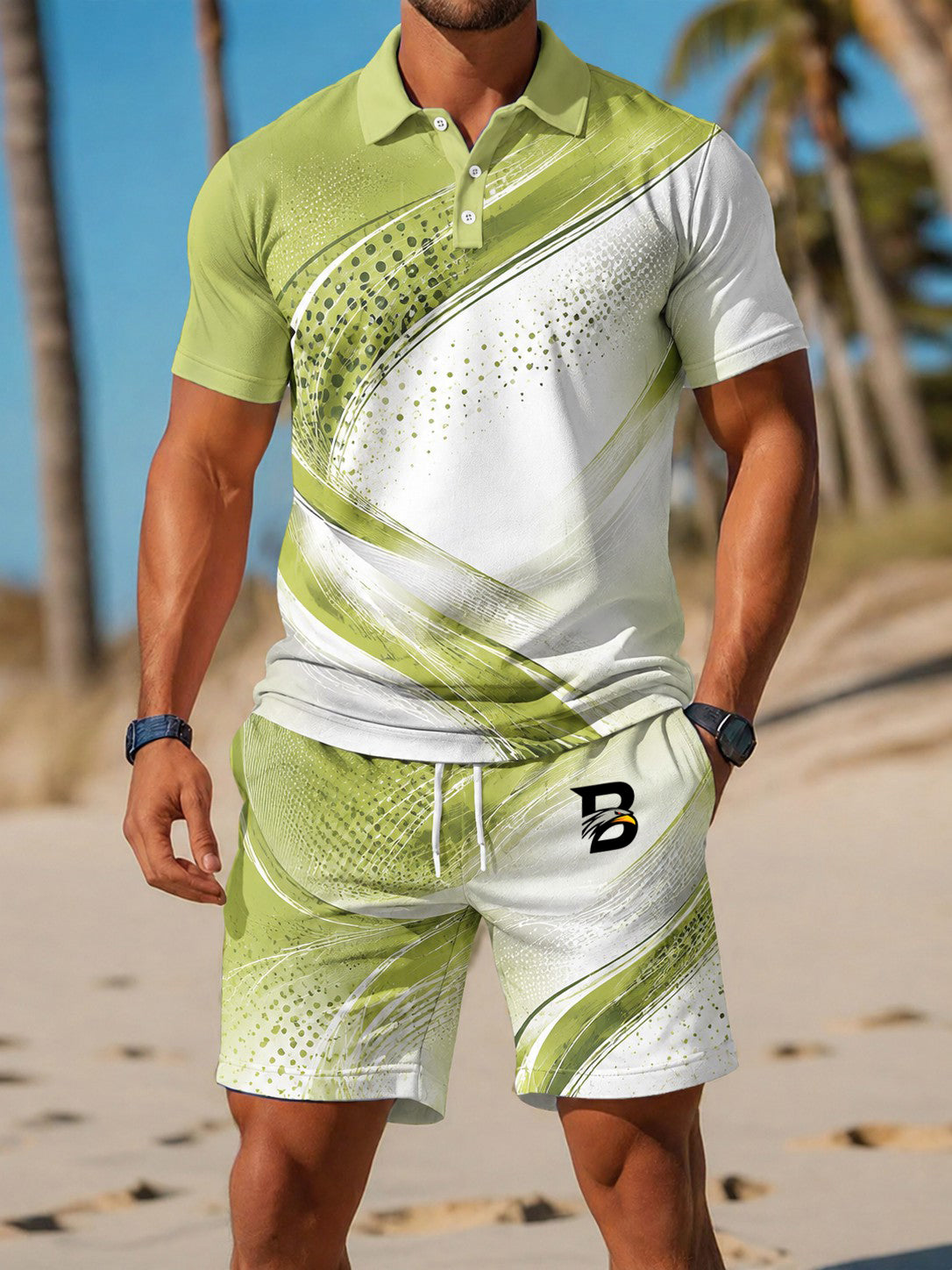 Men's Casual Business Short-sleeved Suit