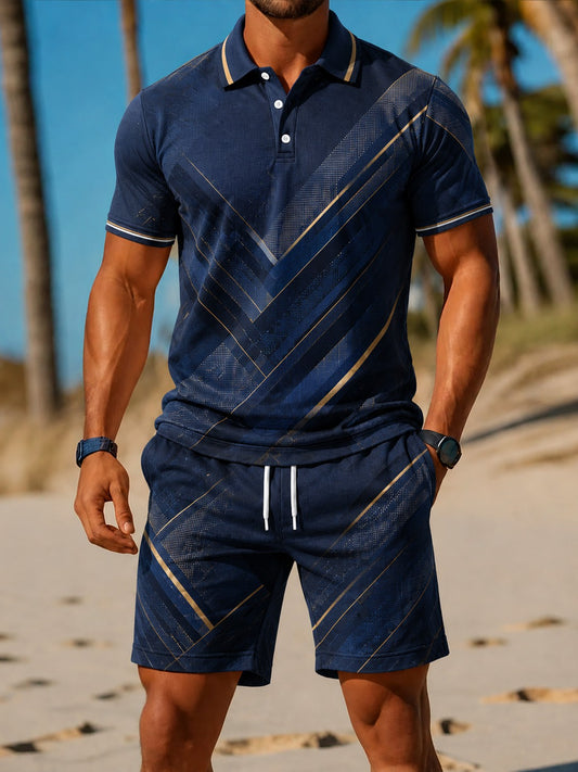 Men's Casual Business Short-sleeved Suit