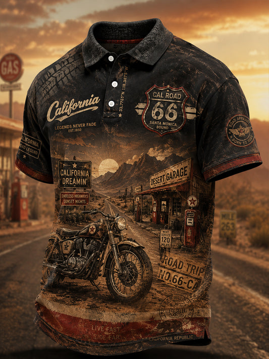 Men's California Short Sleeves T-Shirt