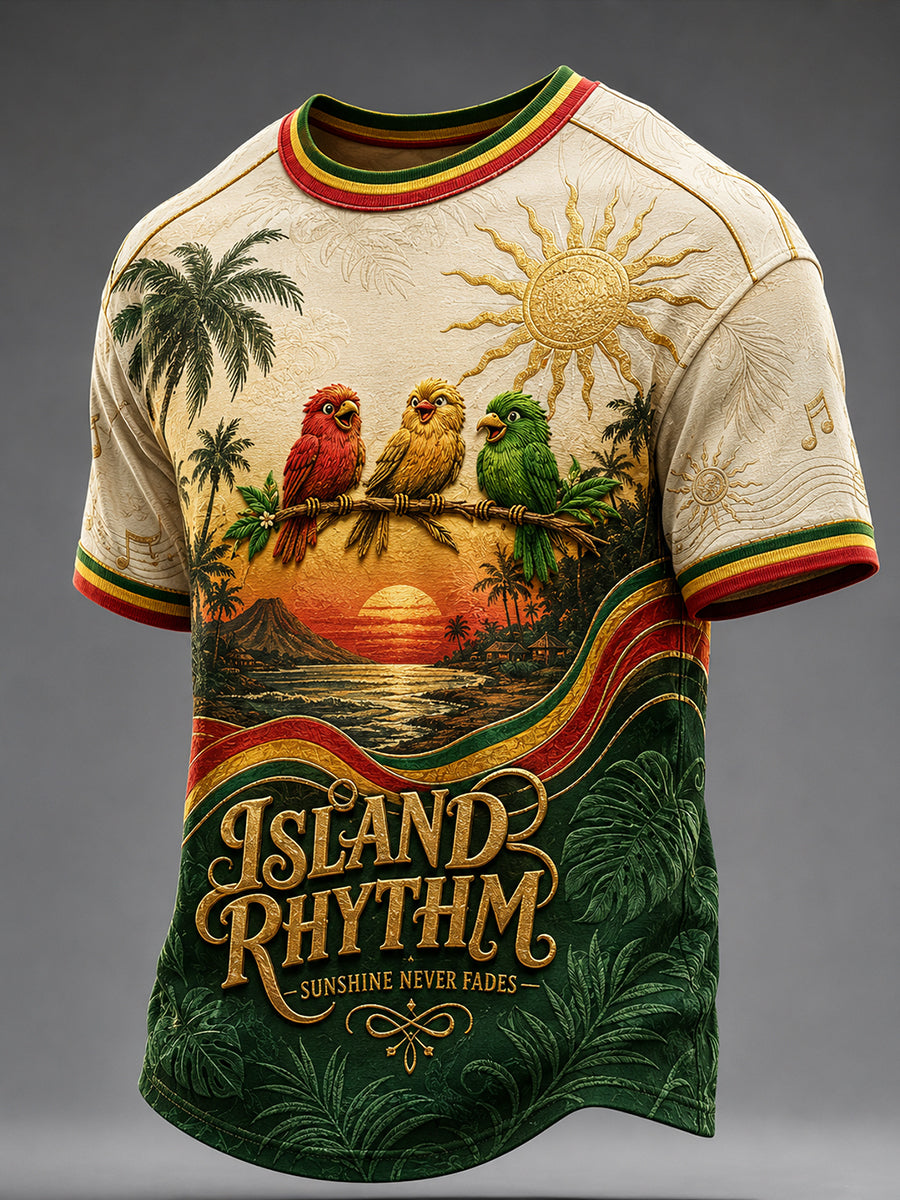 Men's Reggae Short Sleeve Shirt