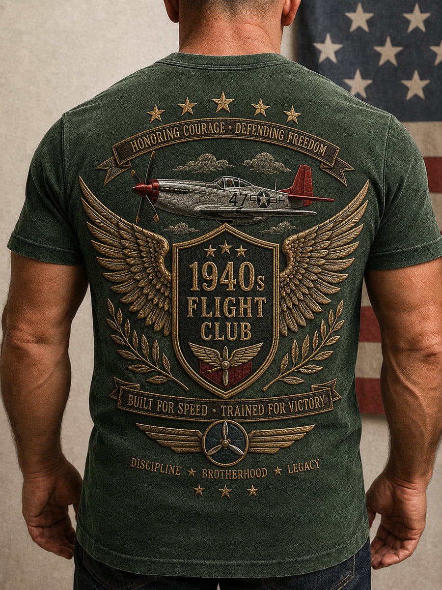 Classic Aviation Graphic T-Shirt