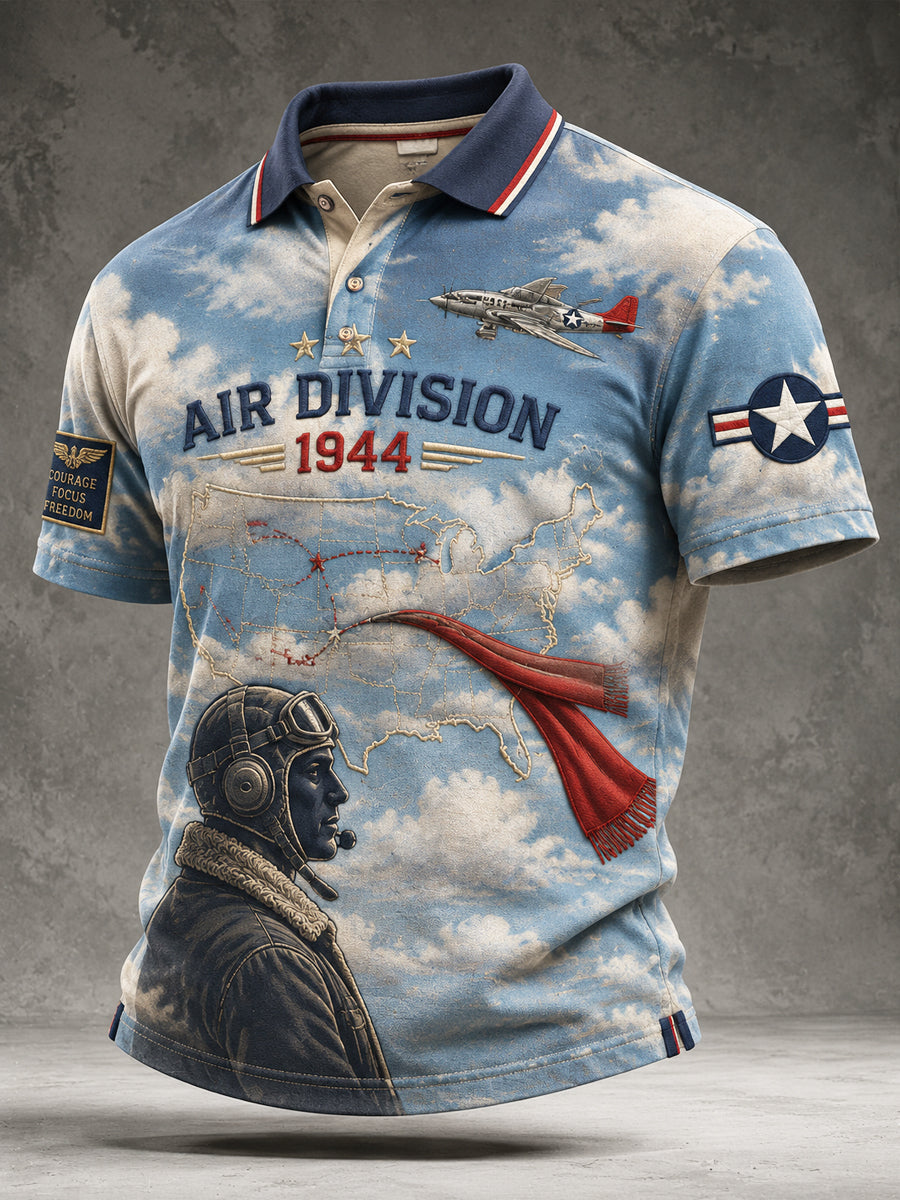 Vintage Flight Graphic Polo