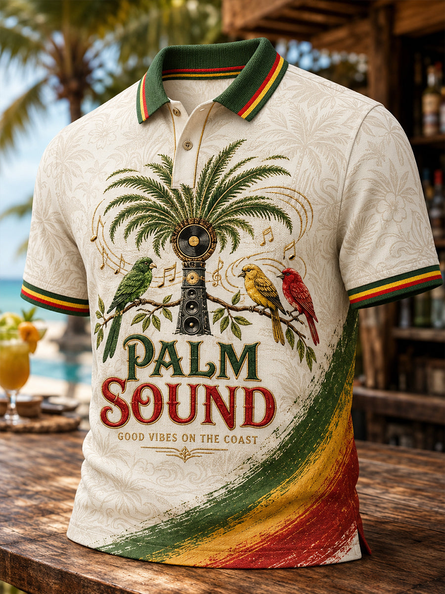 Men's Reggae Shirt Short Sleeve