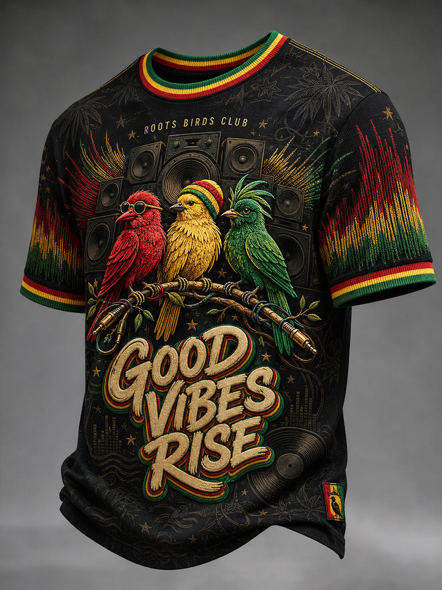Men's Reggae Shirt Short Sleeve
