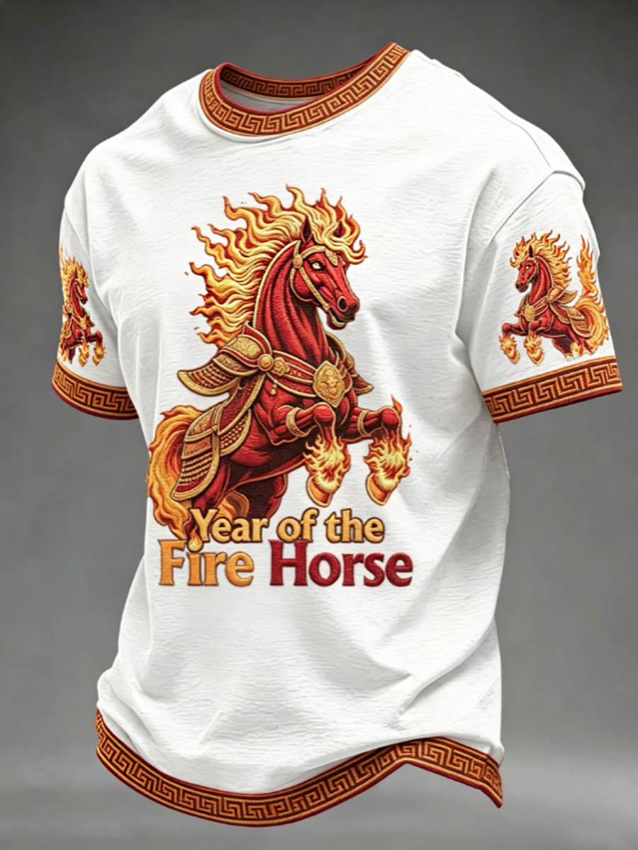 Men's YEAR OF THE FIRE HORSE t-shirt
