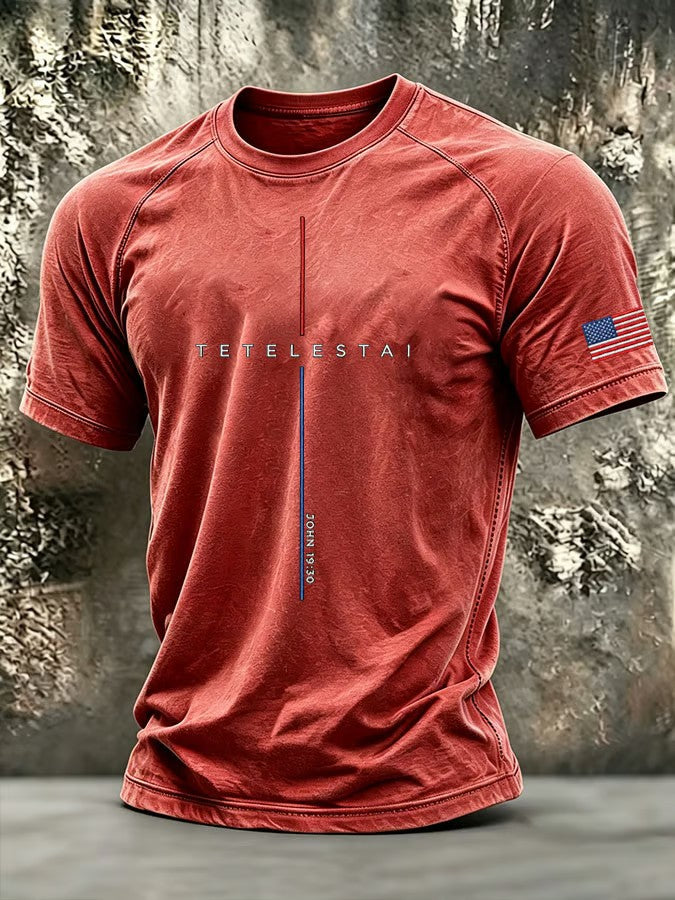 Men's Tetelestai John 19:30 Printed T-shirt