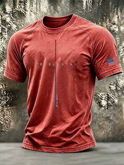 Men's Tetelestai John 19:30 Printed T-shirt