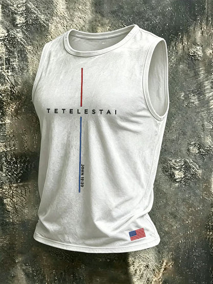 Men's Tetelestai John 19:30 Printed Vest