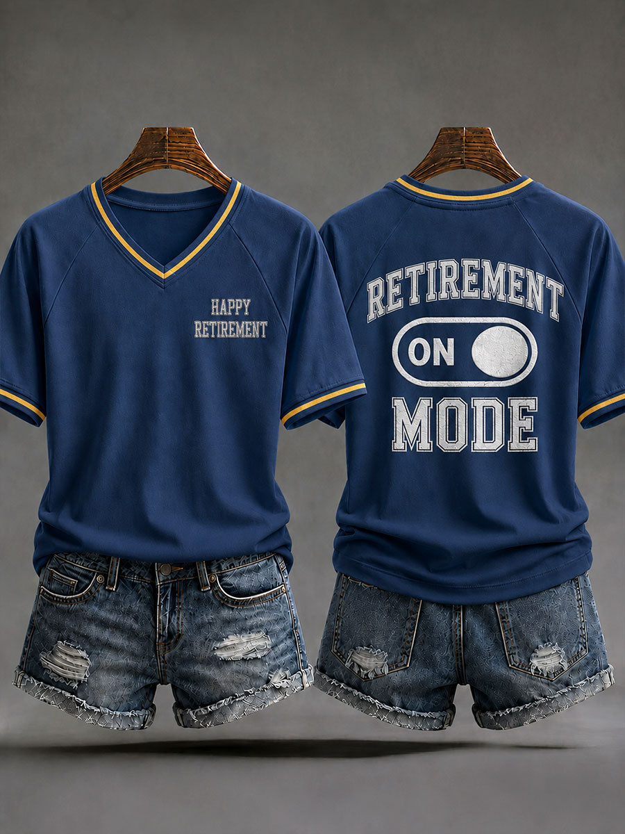Women's "Happy Retirement" Casual T-shirt